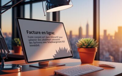 Facture en ligne: guide complet et interactif pour générer, vérifier et automatiser des factures conformes avec téléchargement PDF immédiat