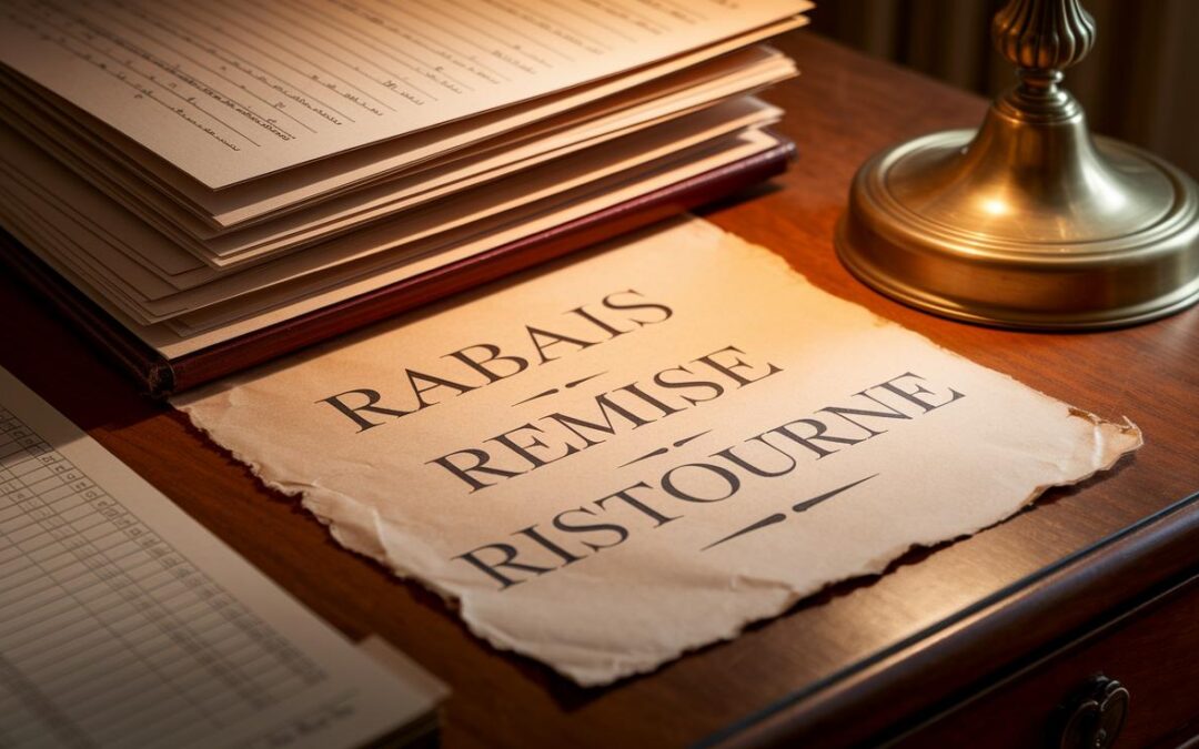 Rabais remise ristourne : définitions, comparatif et comptabilisation pas à pas avec exemples pour éviter les erreurs de facturation